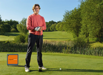 Golflehrer Klaas-Michel Hoogland in der Golfschule Bonn